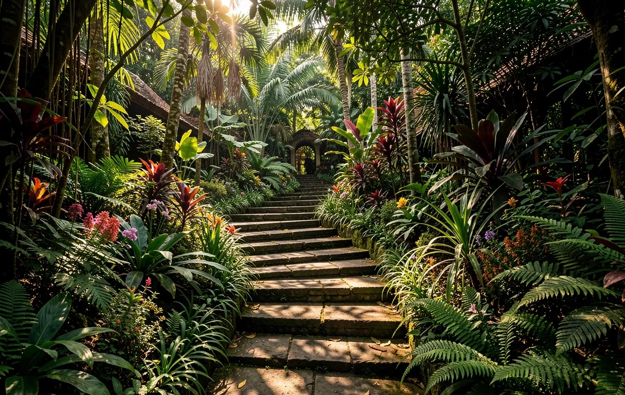 Indonesian botanical landscape